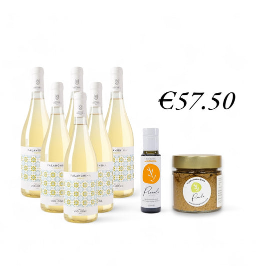 €57.50! Box Falanghina + Oil + Cream spread