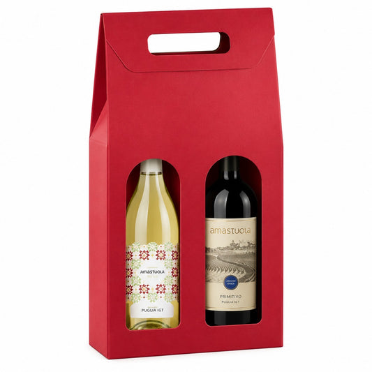 Double wine box (cardboard)